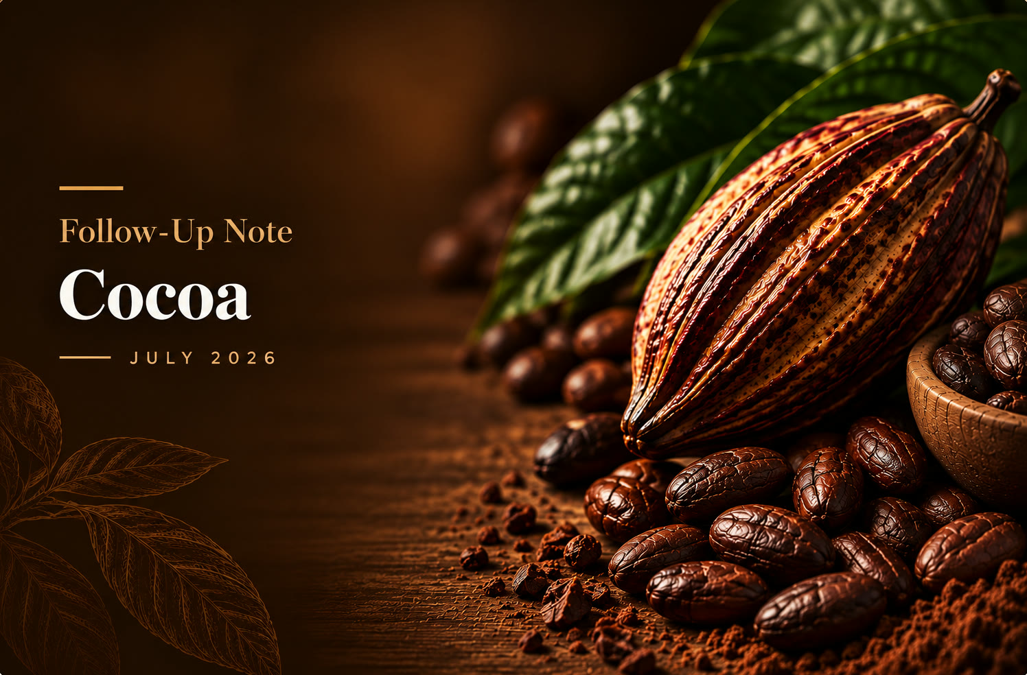 Cocoa Follow-Up Note — July 2026
