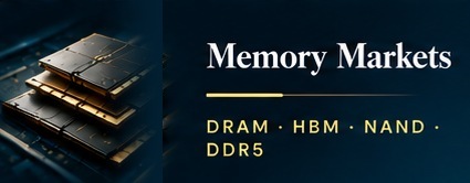 Memory Markets — DRAM · HBM · NAND · DDR5